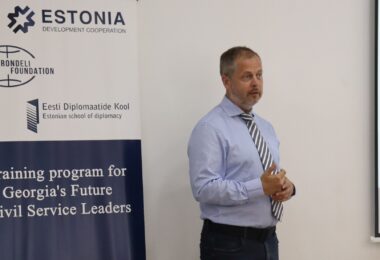 Training program “Georgia’s Future Civil Service Leaders” with Dr. Iur René Värk